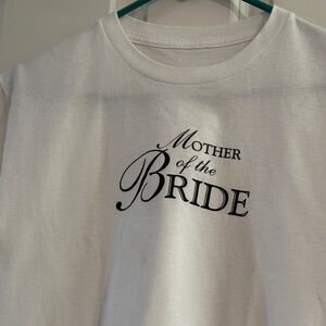 White 'Mother of the Bride' T-Shirt